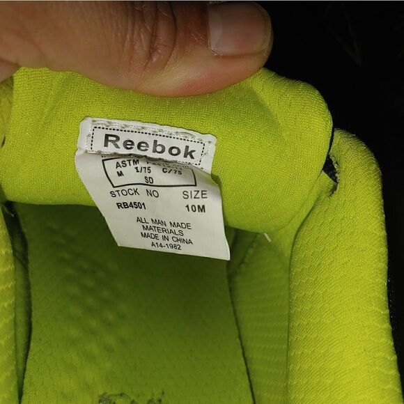 Reebok men's a room Arion RB4501 work shoes black size 10m. 503 - Picture 10 of 12